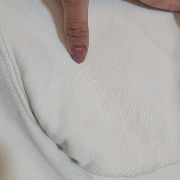 Mayfair Group Athletic Club Sweatshirt Embroidered OS Cream Oversized Tennis - Picture 14 of 16